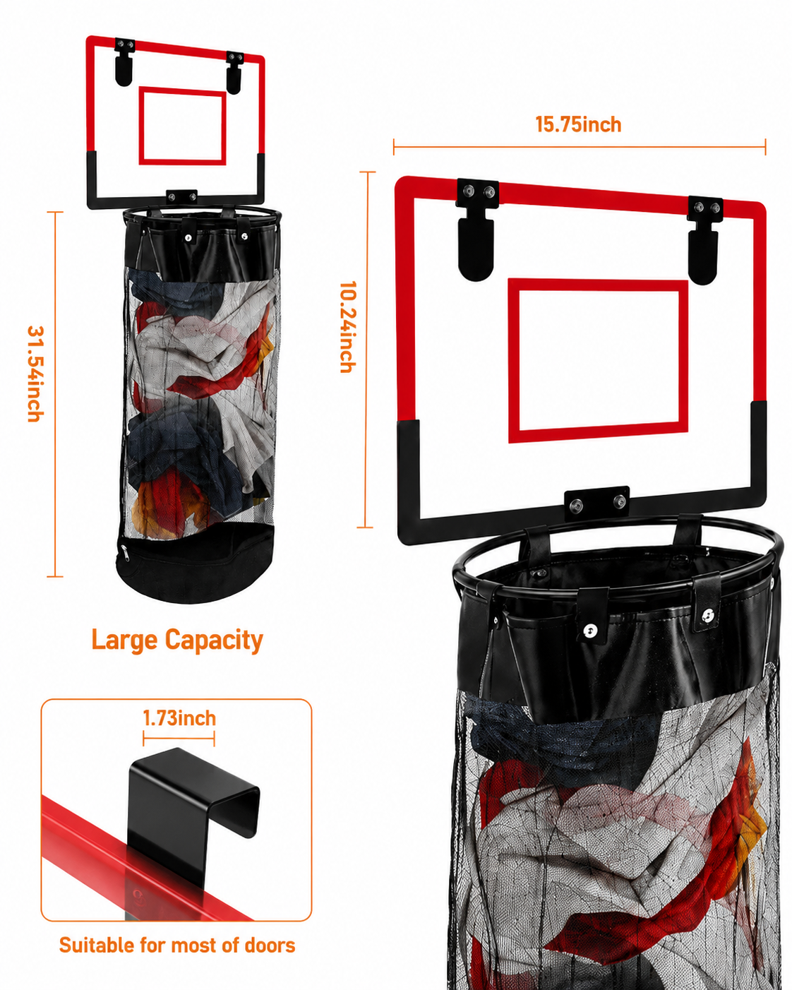 Swishbin Laundry Hoop