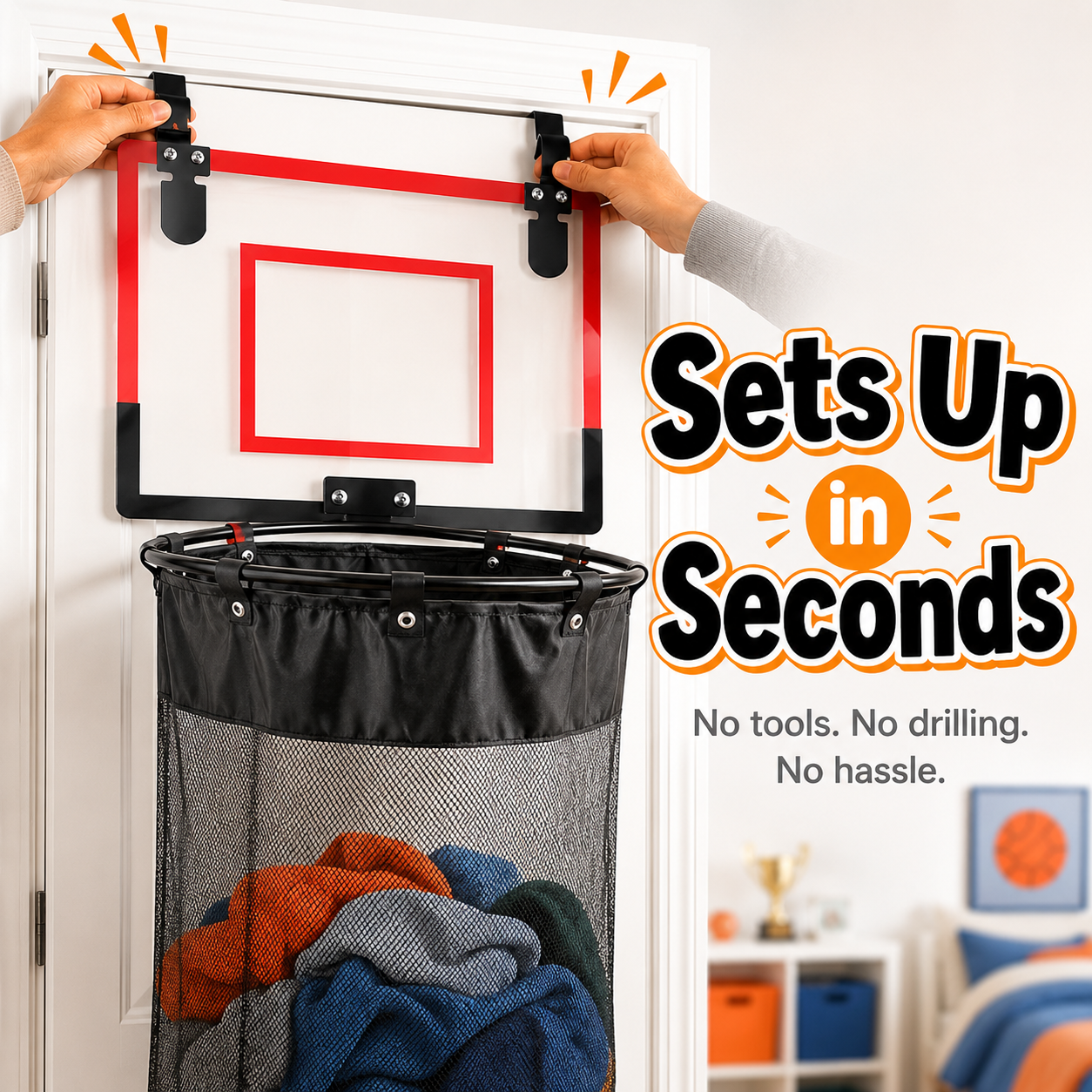 Swishbin Laundry Hoop
